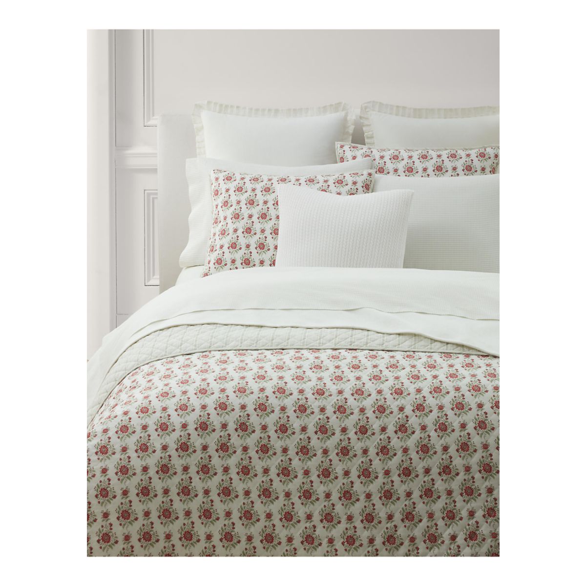 Maren Cotton Diamond-Stitch Quilt - 2