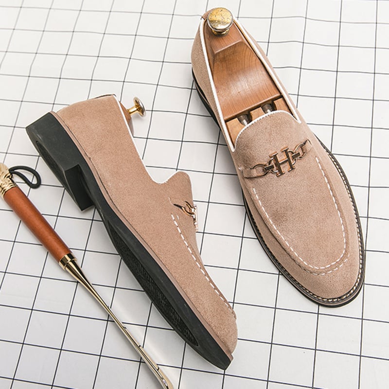Mocasines de moda Trend British Style ejecutivo casual gamuza