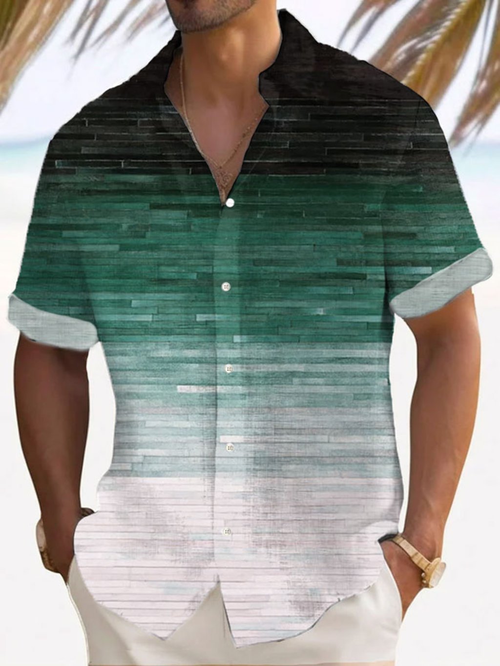 Resort Style Princamiseta para hombre