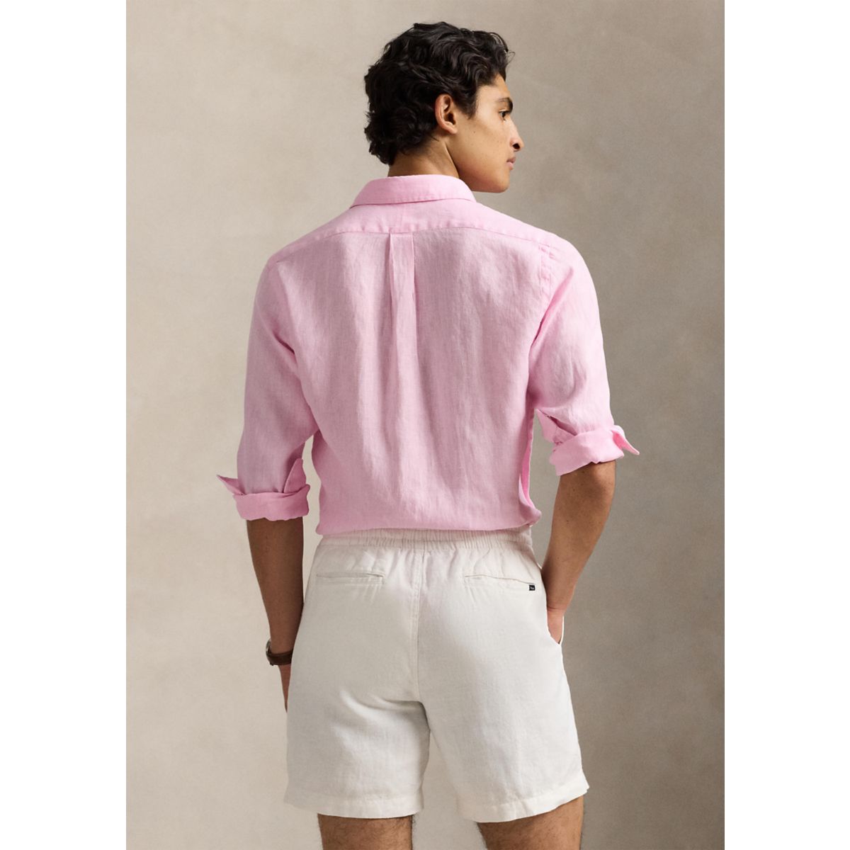 Men's Classic Fit Linen Shirt - 8
