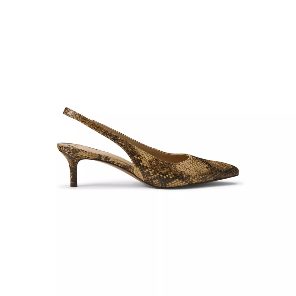 Lolah II Python-Embossed Slingback Pump - 2