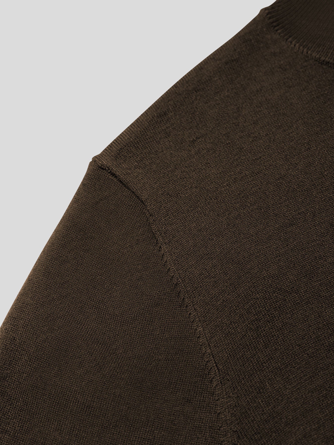 Gentletejido Washable Half Zip Mock Neck Sweater