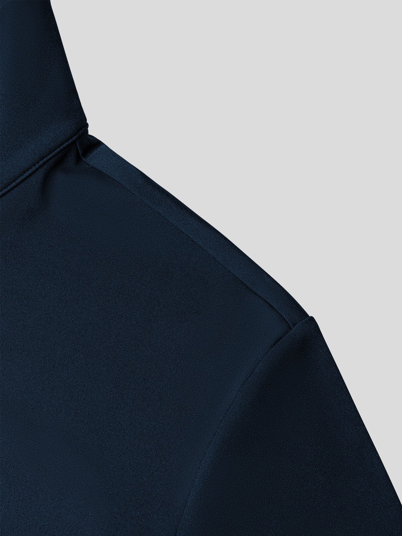 SmoothBlend clásico Fit Half Zip Mock Neck Tee:Zip Contrast Color