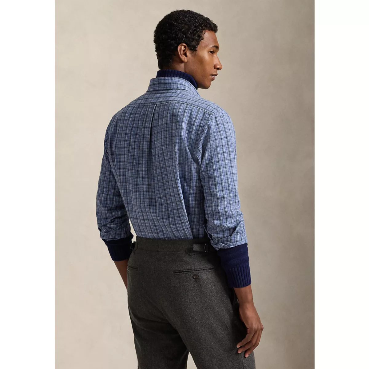 Men's Custom Fit Brushed Oxford Shirt - 2