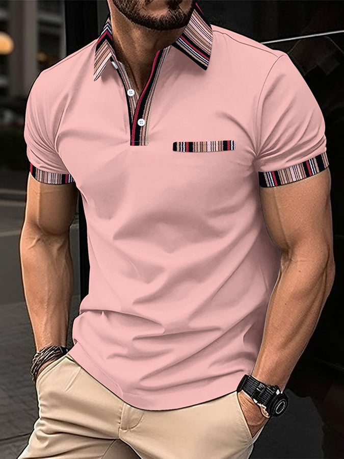 Camisa polo de moda casual para hombre