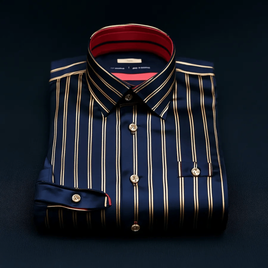 Camisa satén de lujo de color sólido ejecutivo de manga larga para hombre