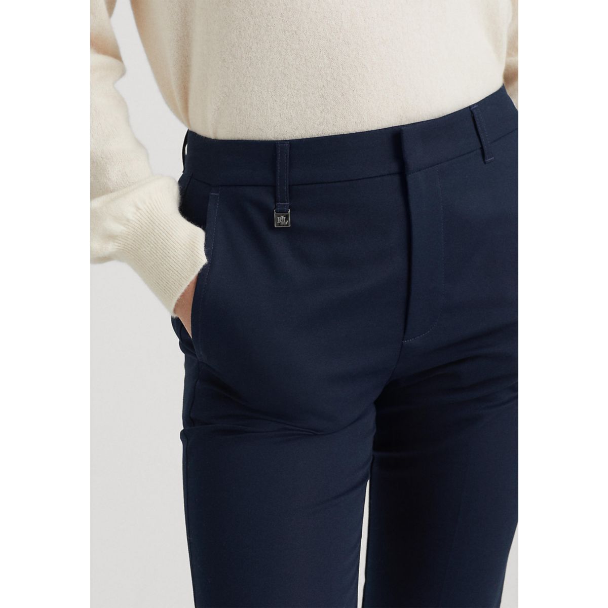 Petite Stretch-Cotton-Blend Pants - 3
