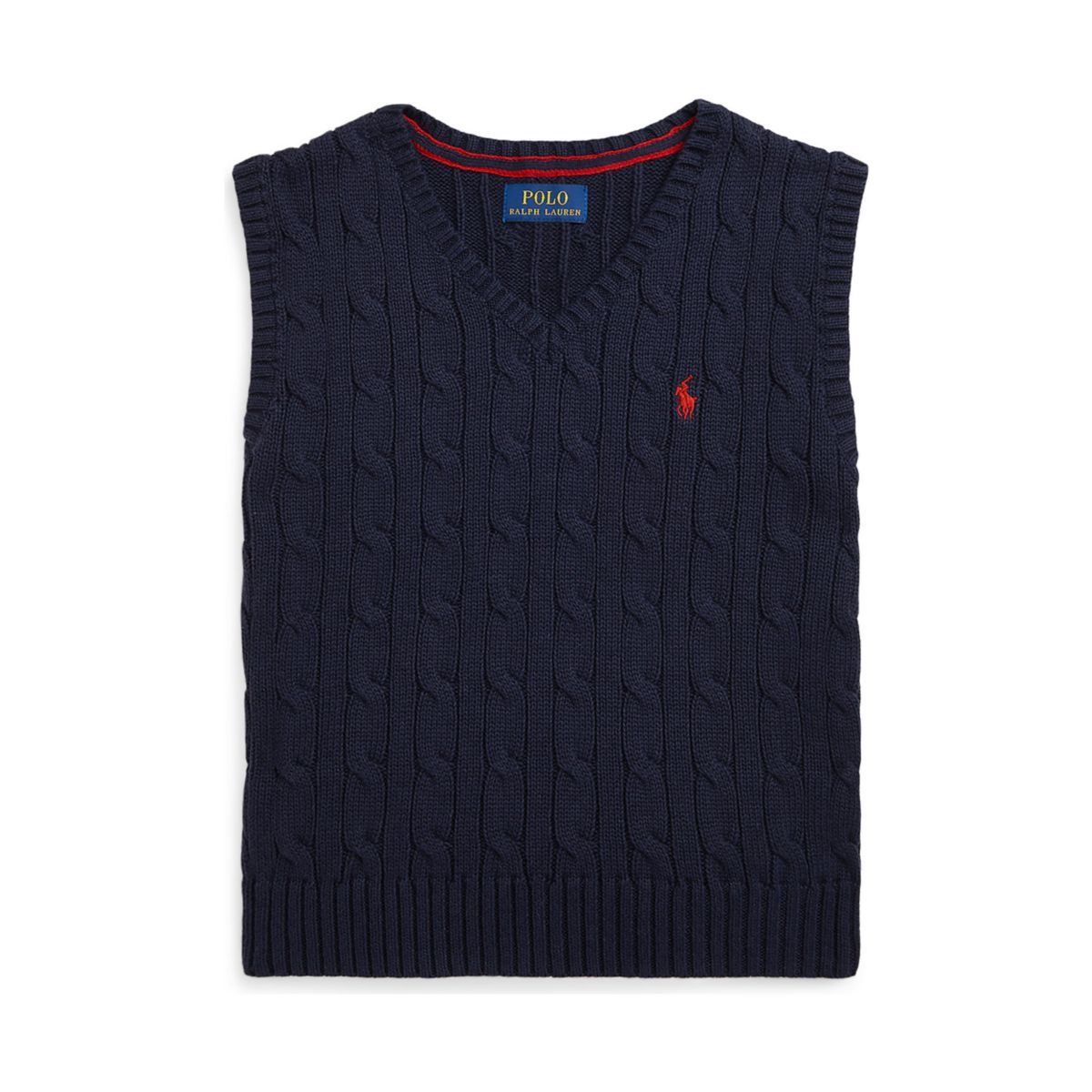 Boys 2-7 Cable-Knit Cotton Sweater Vest - 3