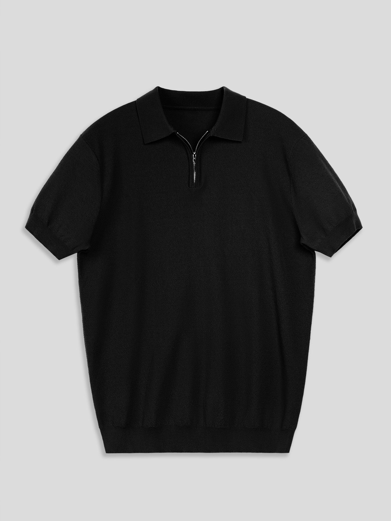 Flextejido Active tejidoted Zip Polo