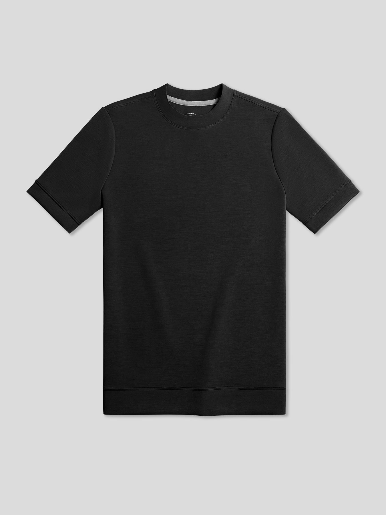 Modal Blend de manga corta Tee:de corte entallado