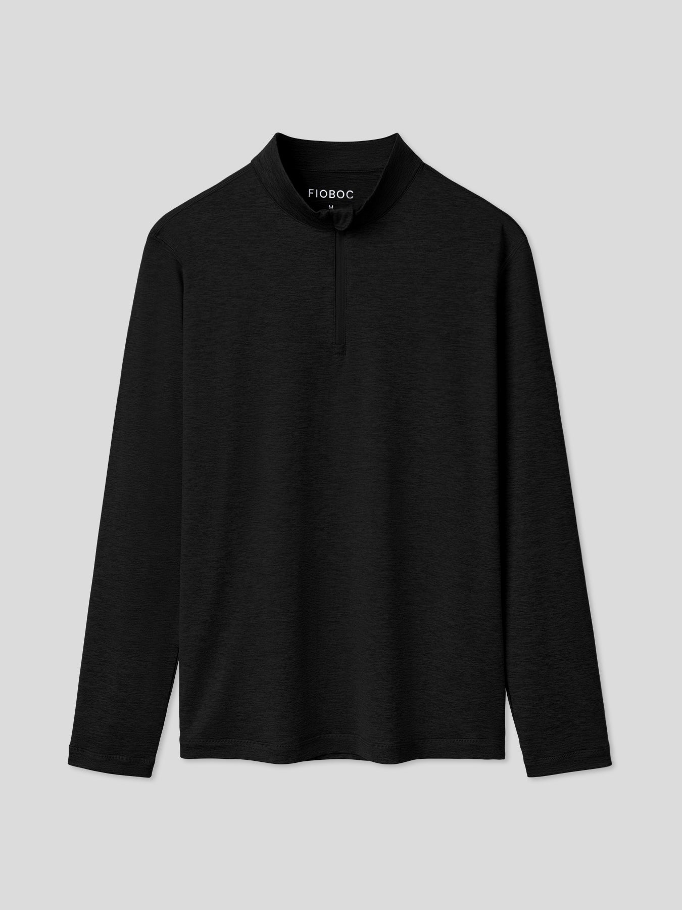 Velou Half Zip de manga larga Tee