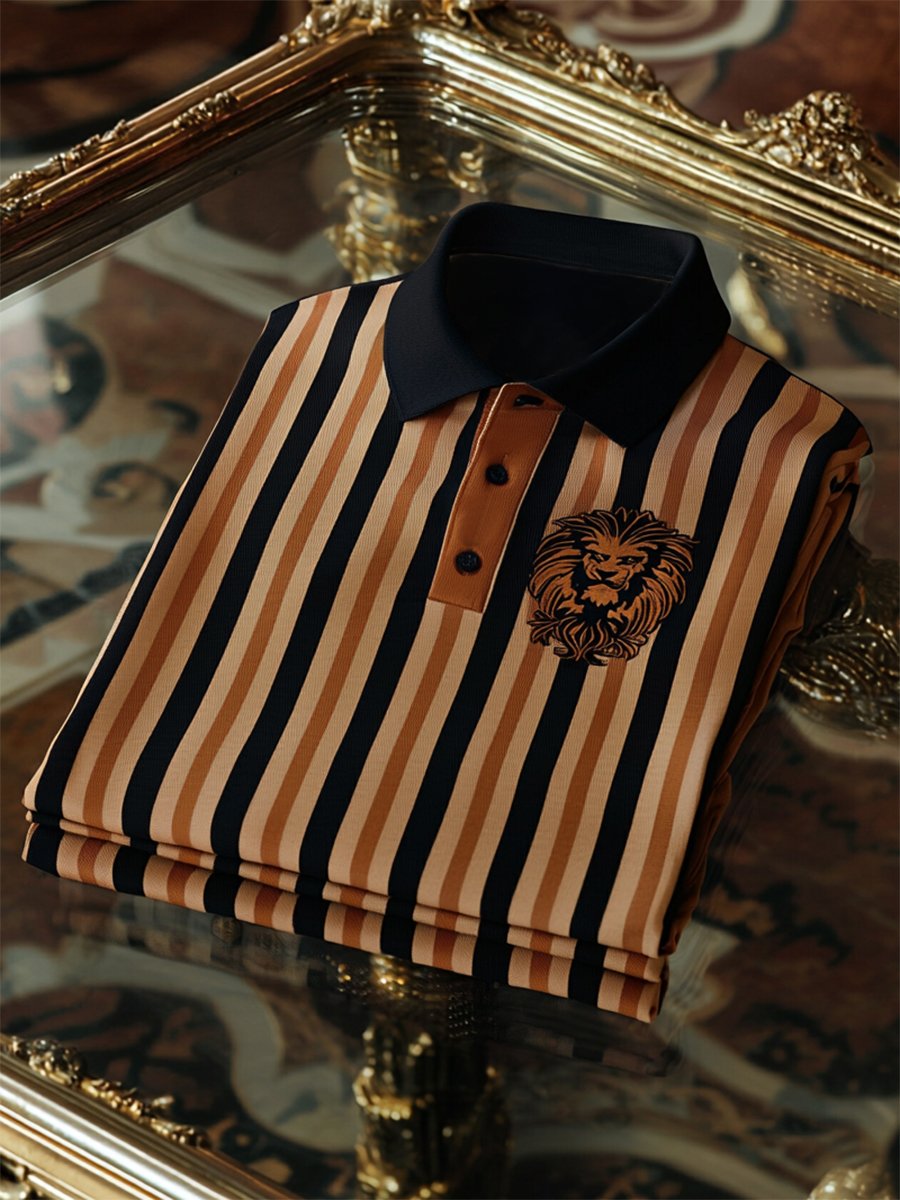 Camisa polo ejecutivo casual Button de manga corta para hombre