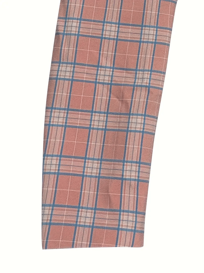 De modaable a cuadros Design Single-Breasted bolsillo Design casual Suit para hombre