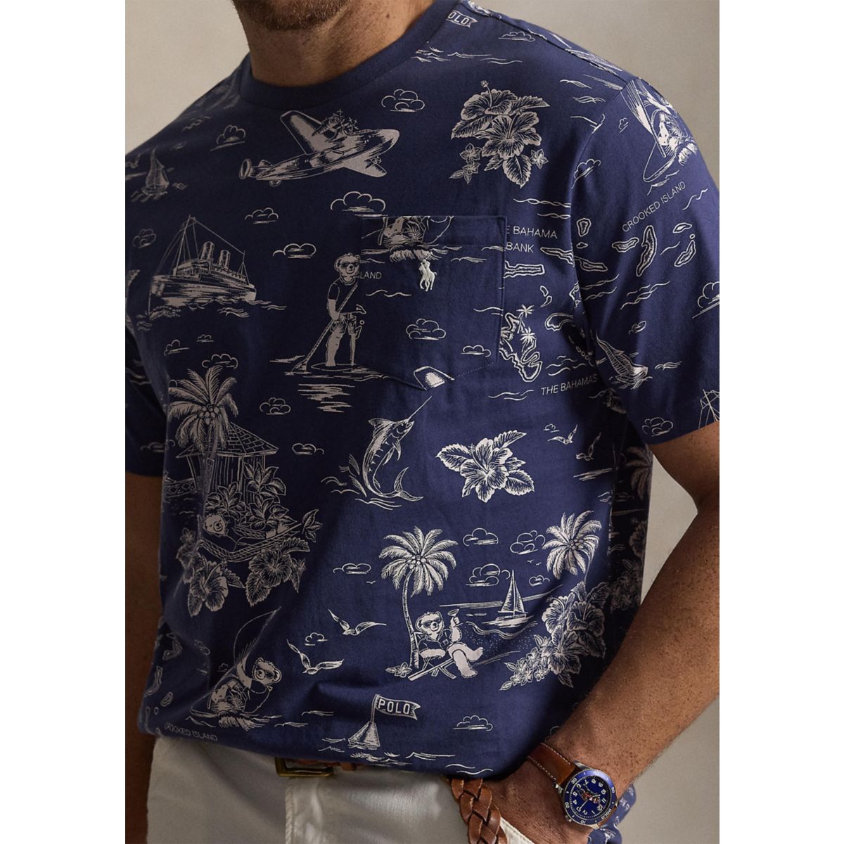 Big & Tall Polo Bear Jersey T-Shirt - 3