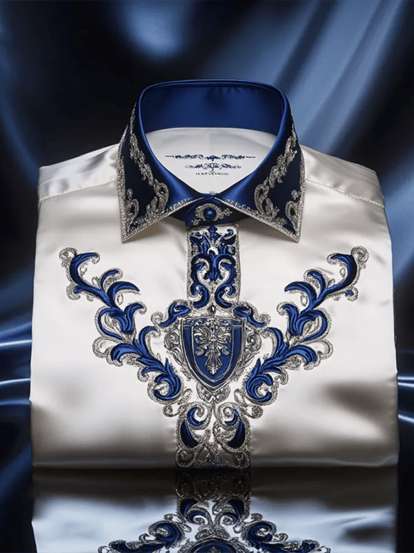 Camisa de lujo Gorgeous de manga larga para hombre