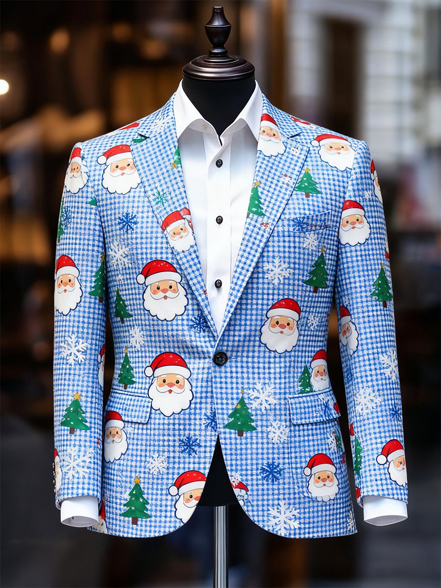Ejecutivo casual Christmas Suit Outerwear para hombre