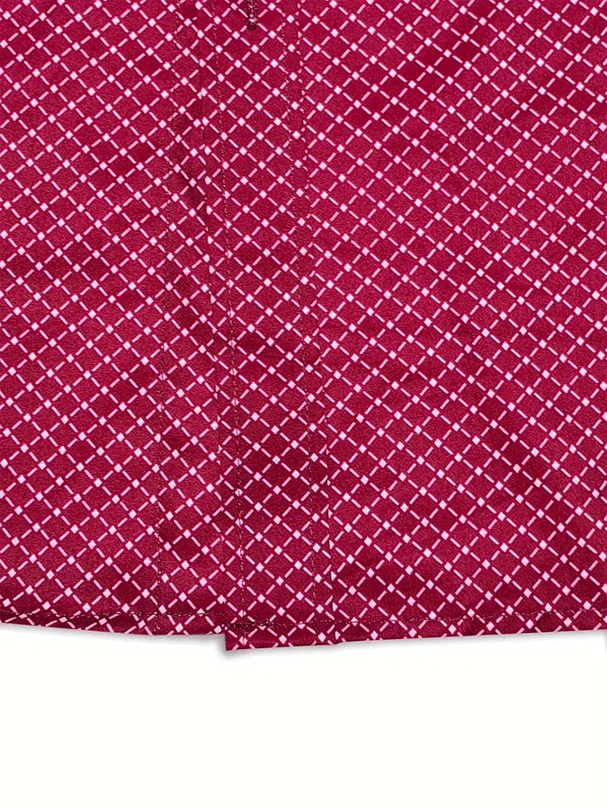 Camisa geométrico Design ejecutivo casual para hombre