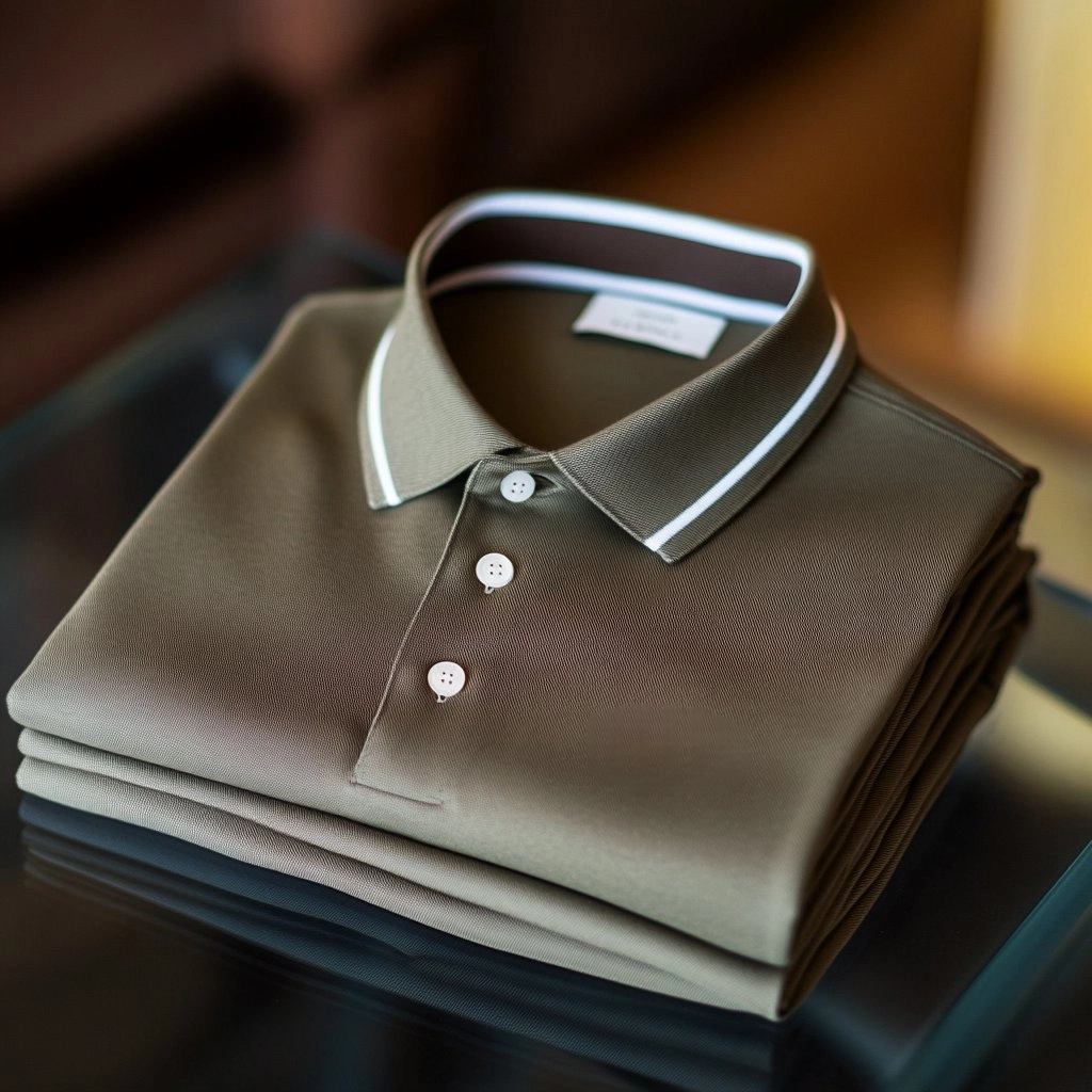 Camisa polo ejecutivo casual bordado Button de manga corta para hombre