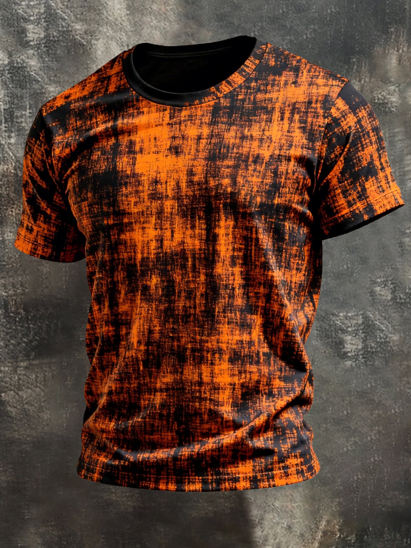 Camiseta vintage Patriot Camo de manga corta para hombre