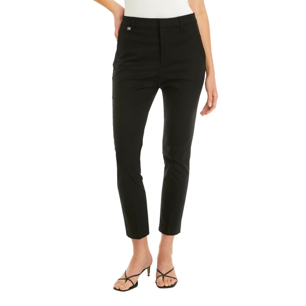 Petite Stretch-Cotton-Blend Pants - 8