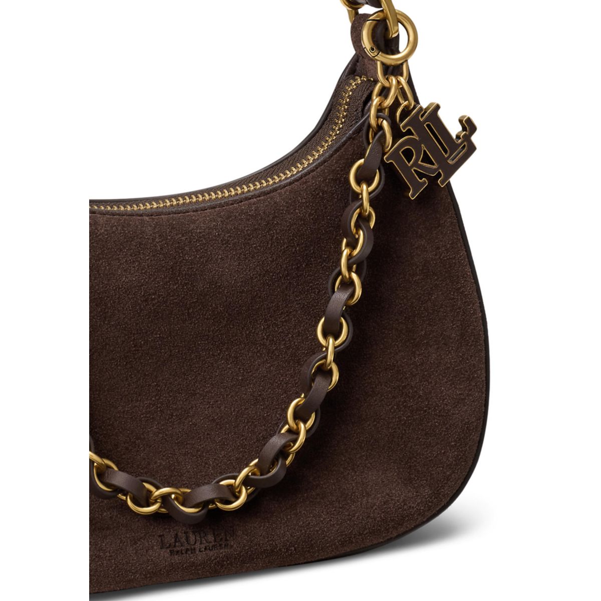Suede Medium Marcy Zip Shoulder Bag - 4