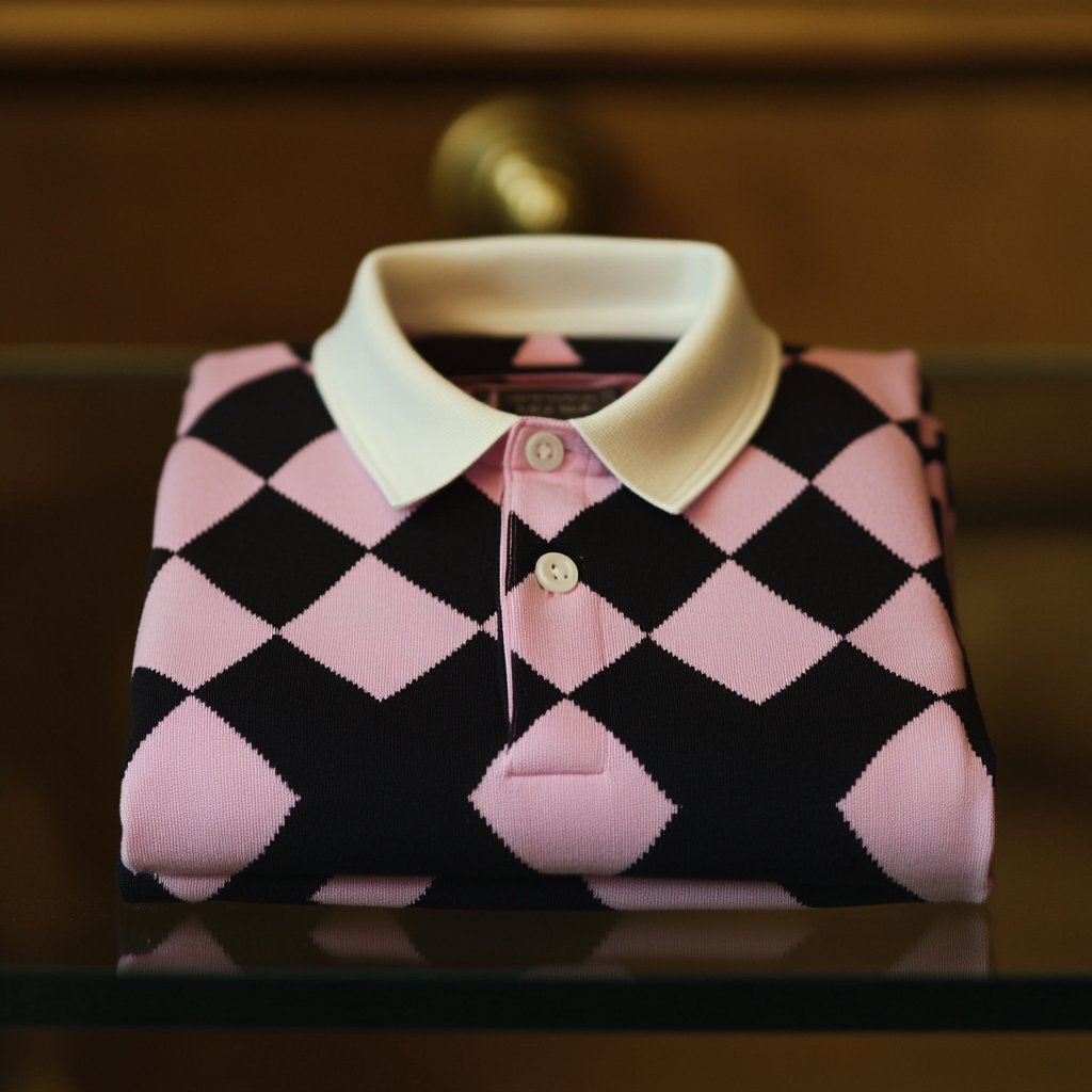 Camisa polo ejecutivo casual jacquard Button de manga corta para hombre