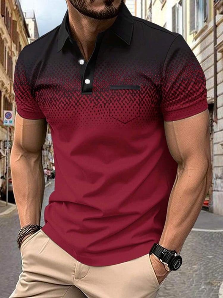 Camisa casual ejecutivo de moda polos para hombre