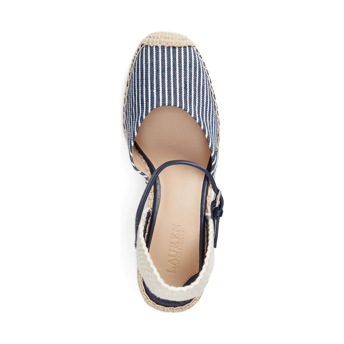 Robby Striped Canvas & Jute Espadrille - 4