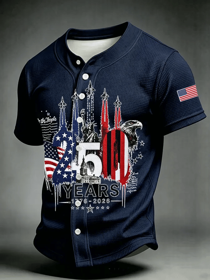 Estampado casual Top para hombre
