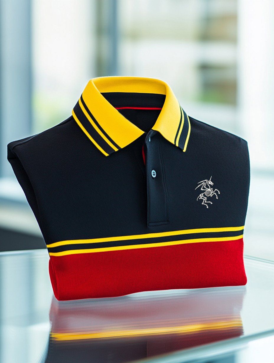 Camisa polo ejecutivo casual Artistic Button de manga corta para hombre