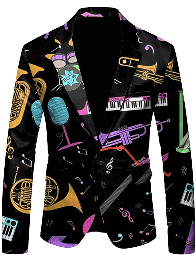 para hombre Versatile With Carnival Design saco