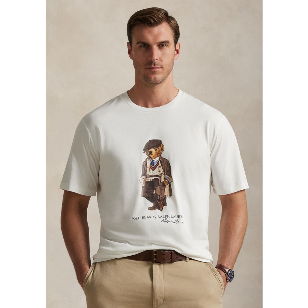 Big & Tall Polo Bear Jersey T-Shirt - 1