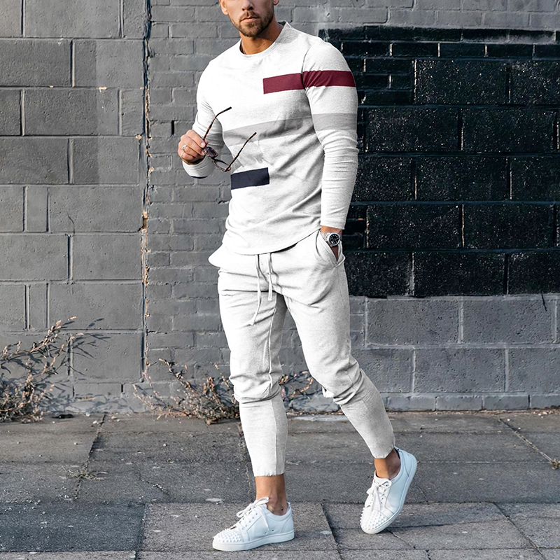 Camiseta casual Countercolor rayas And pantalón Co-Ord