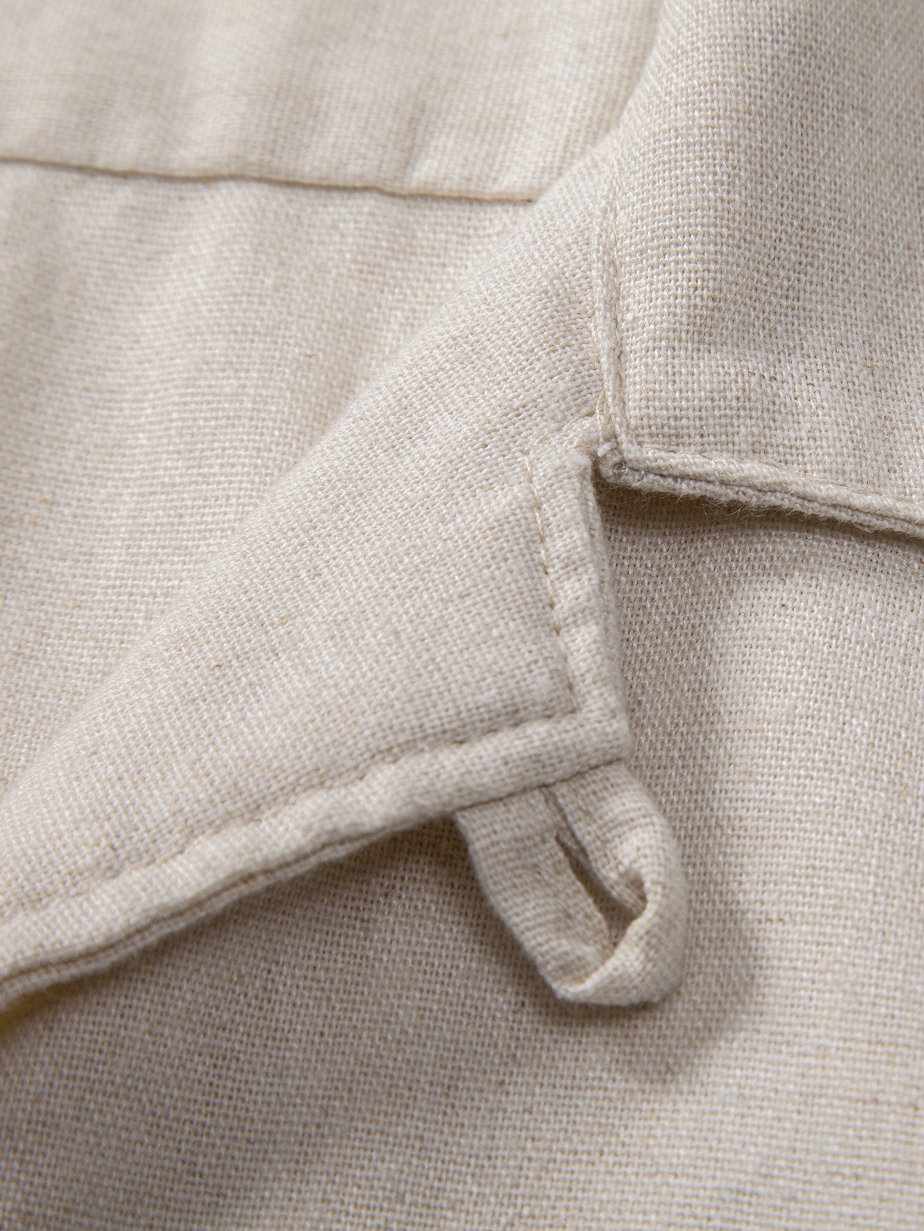 Camisa de lino Cuban With Pockets