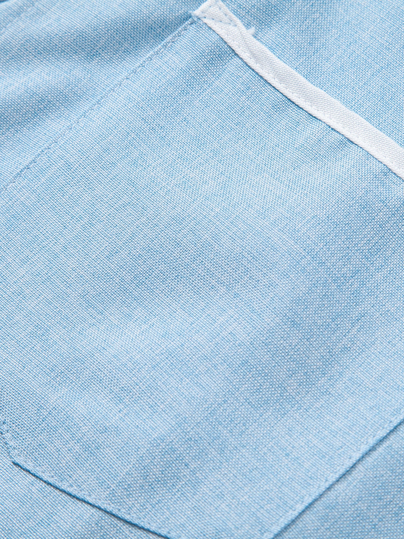 Camisa Contrast Pocket Stand Collar