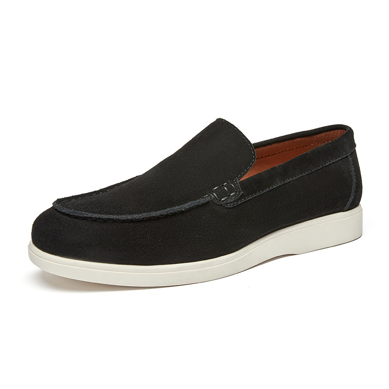 Mocasines British Style Suede Leather Nubuck para hombre
