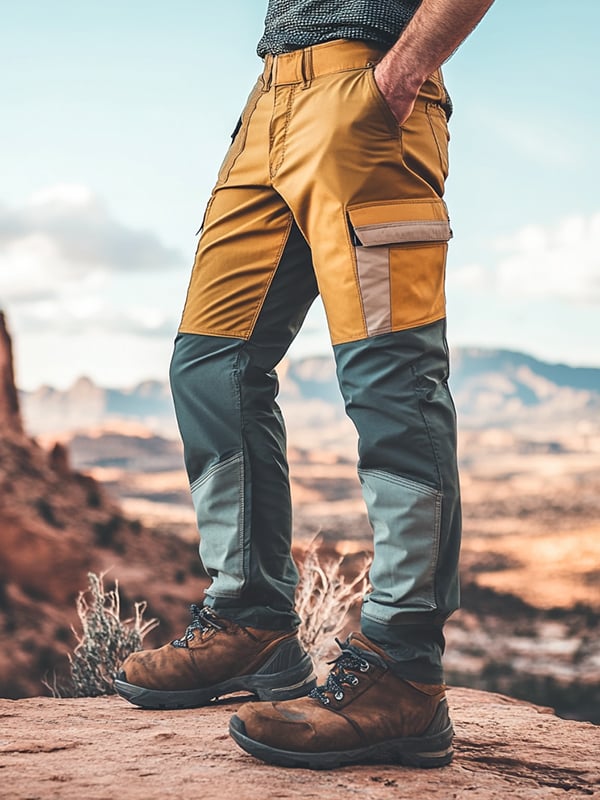 Vintage Multi-bolsillo para exterior Overalls para hombre