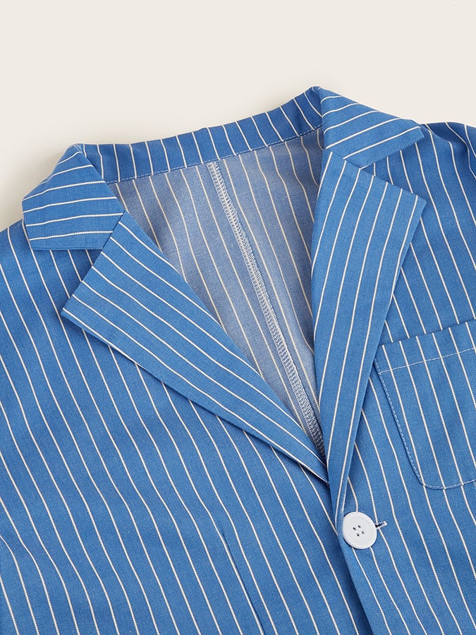Saco a rayas Thin casual para hombre