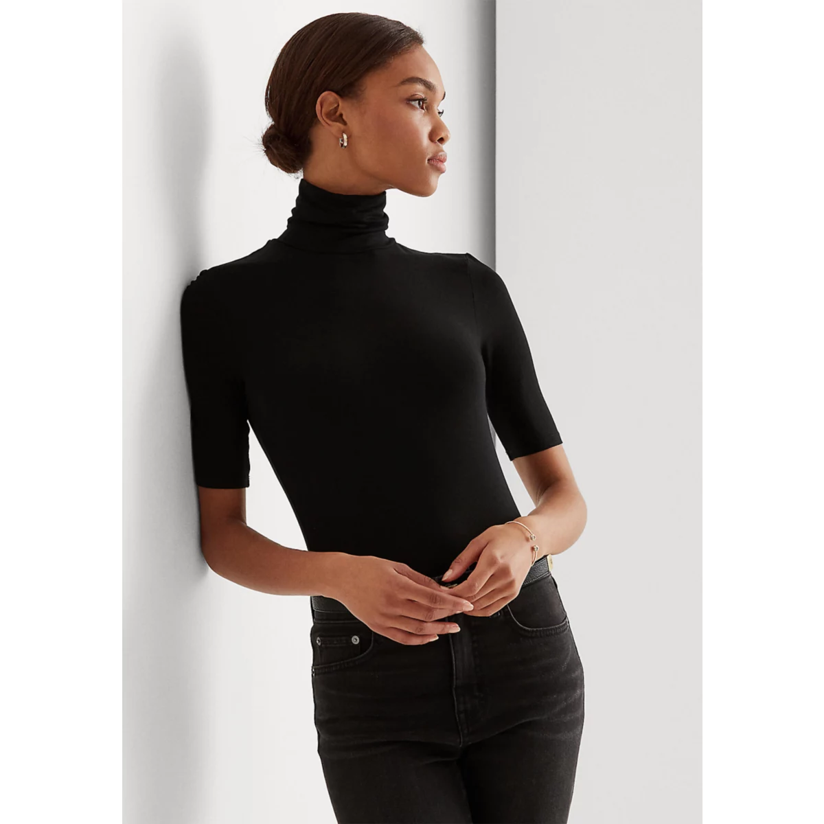 Knit Turtleneck Sweater - 1
