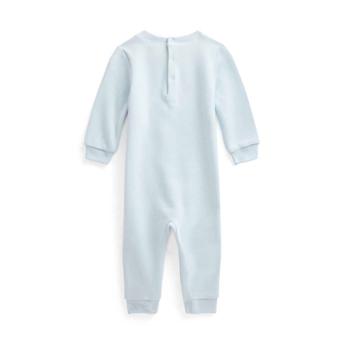 Baby Boys Polo Bear Fleece Coveralls - 2