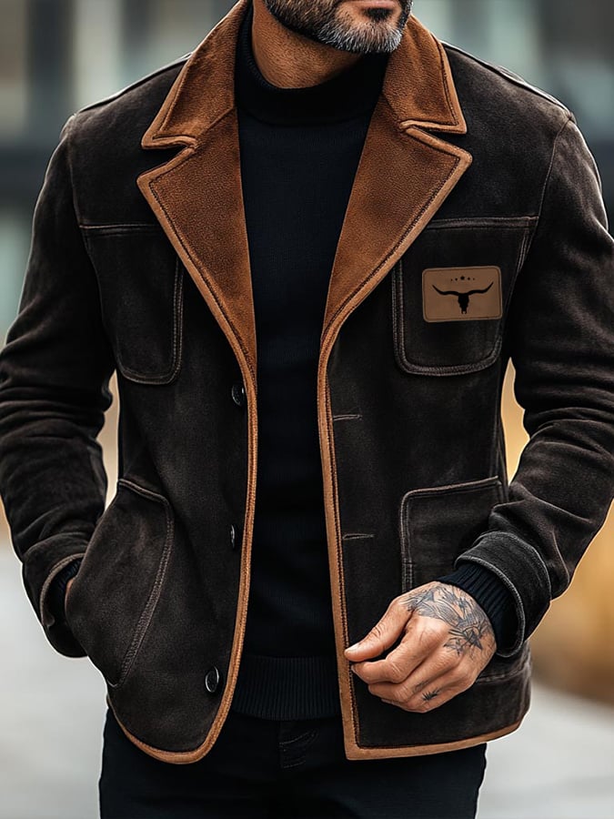 Chaqueta Mens vintage Western