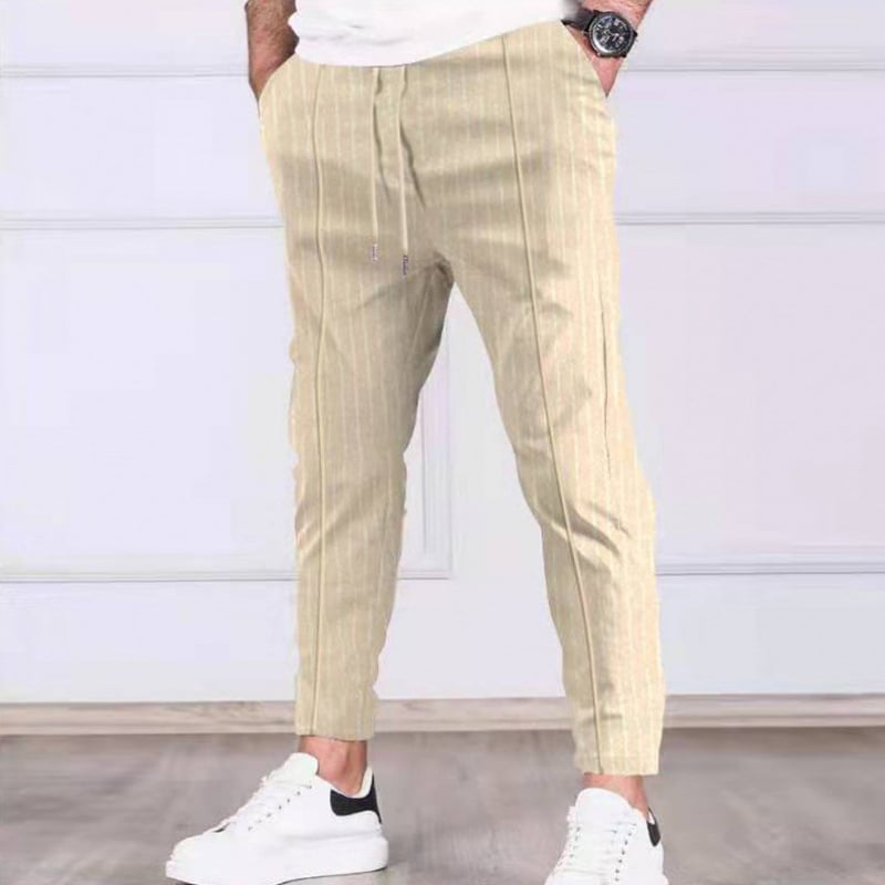 A rayas Tethered casual Jogging Trousers para hombre