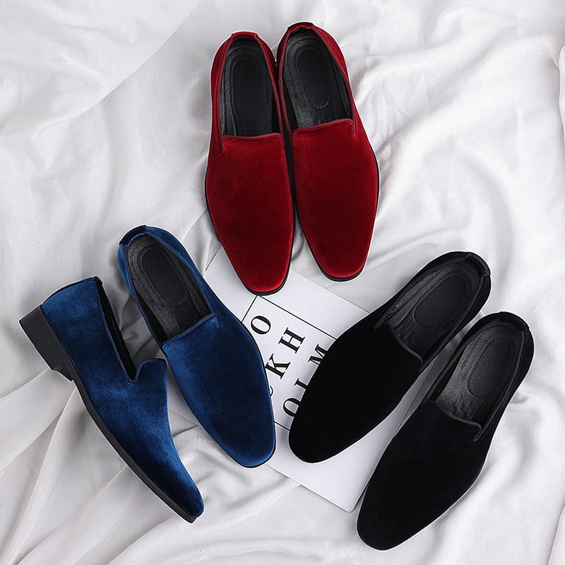 Mocasines de color sólido casual Simple de moda para hombre