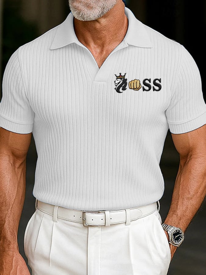 Casual ejecutivo Simple Polo para hombre