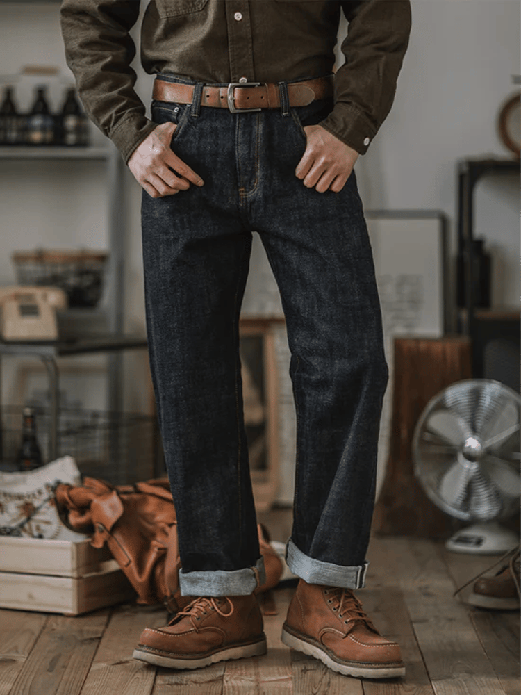 Pantalón para exterior vintage mezclilla para hombre