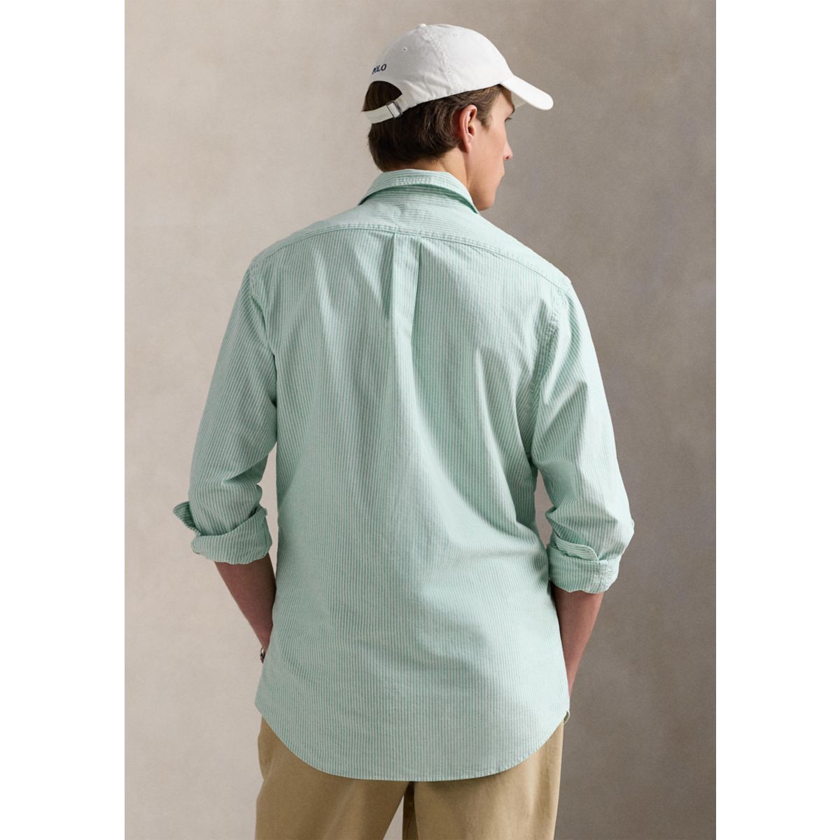 Classic Fit Striped Oxford Shirt - 2