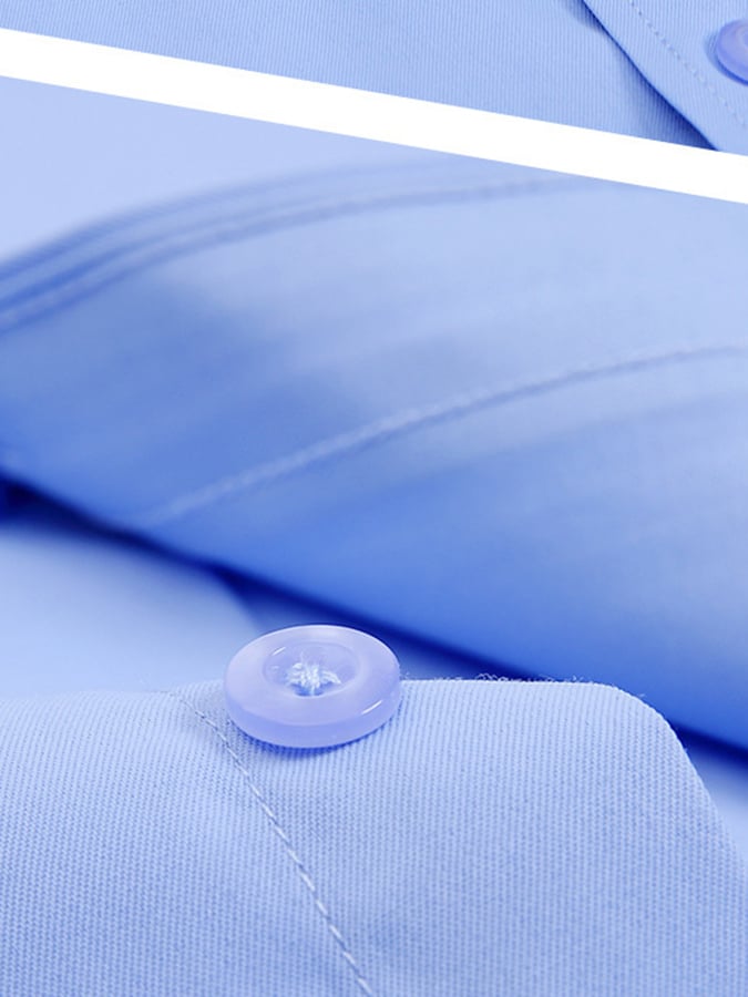 Camisa ejecutivo Non-Iron With bolsillos para hombre