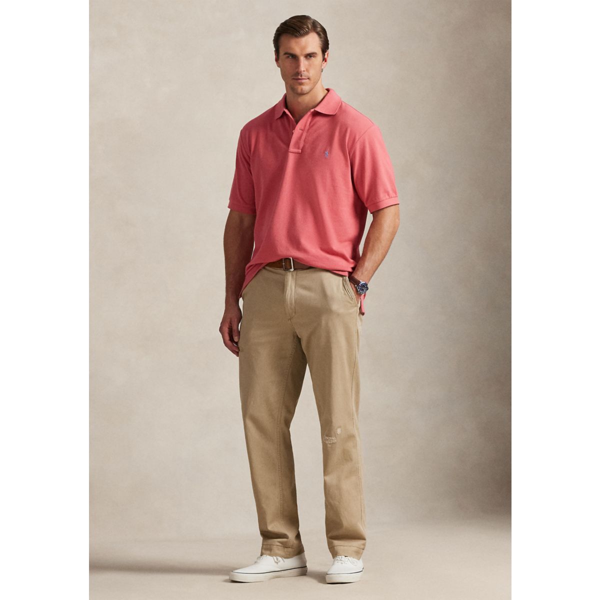 Big & Tall The Iconic Mesh Polo Shirt - 5