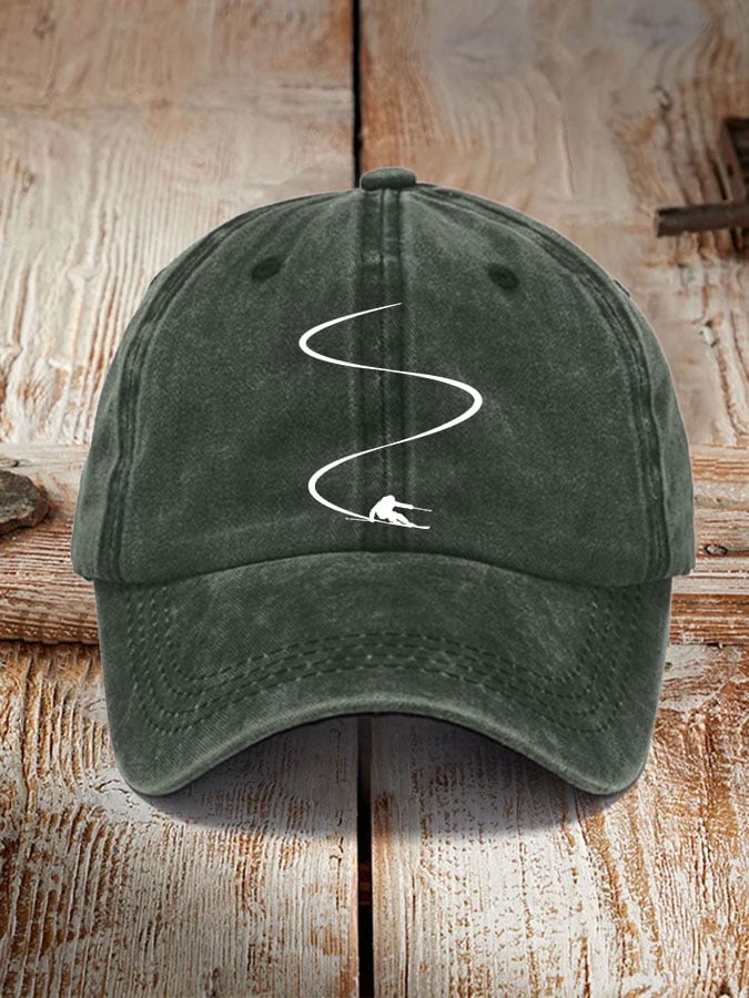 Ski enthusiasts estampado hat