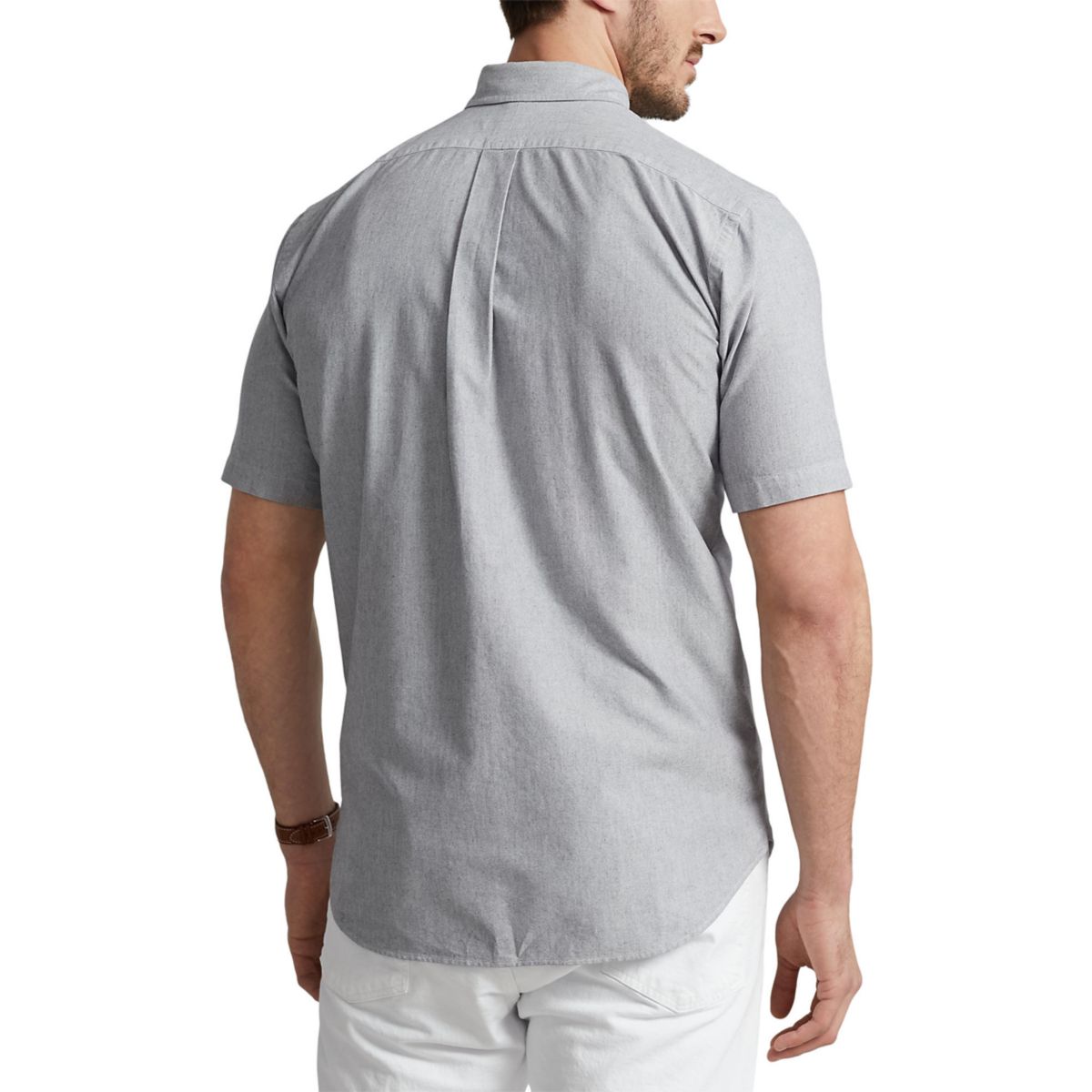 Big & Tall Oxford Short-Sleeve Shirt - 2